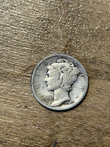 1919 Mercury Dime VG