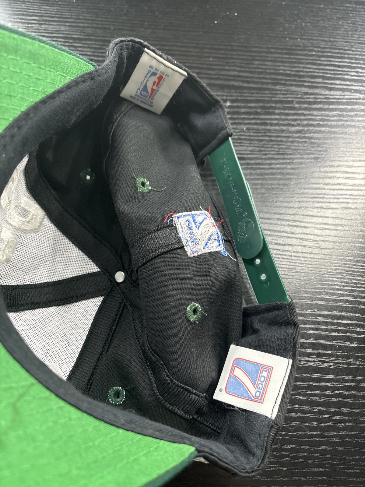 Vintage Lot Of 2 Logo 7 Seattle Super Sonics Snapback Hat