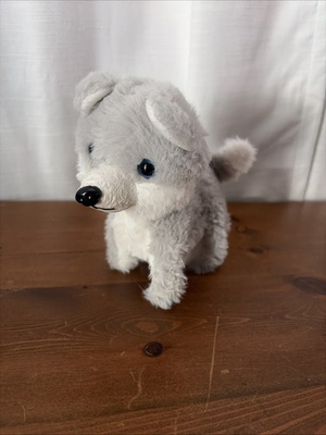 #ad Kid Connection Walking Mini Pet With Barking Sound 7quot; Gray Husky Dog Wolf Works $12.00