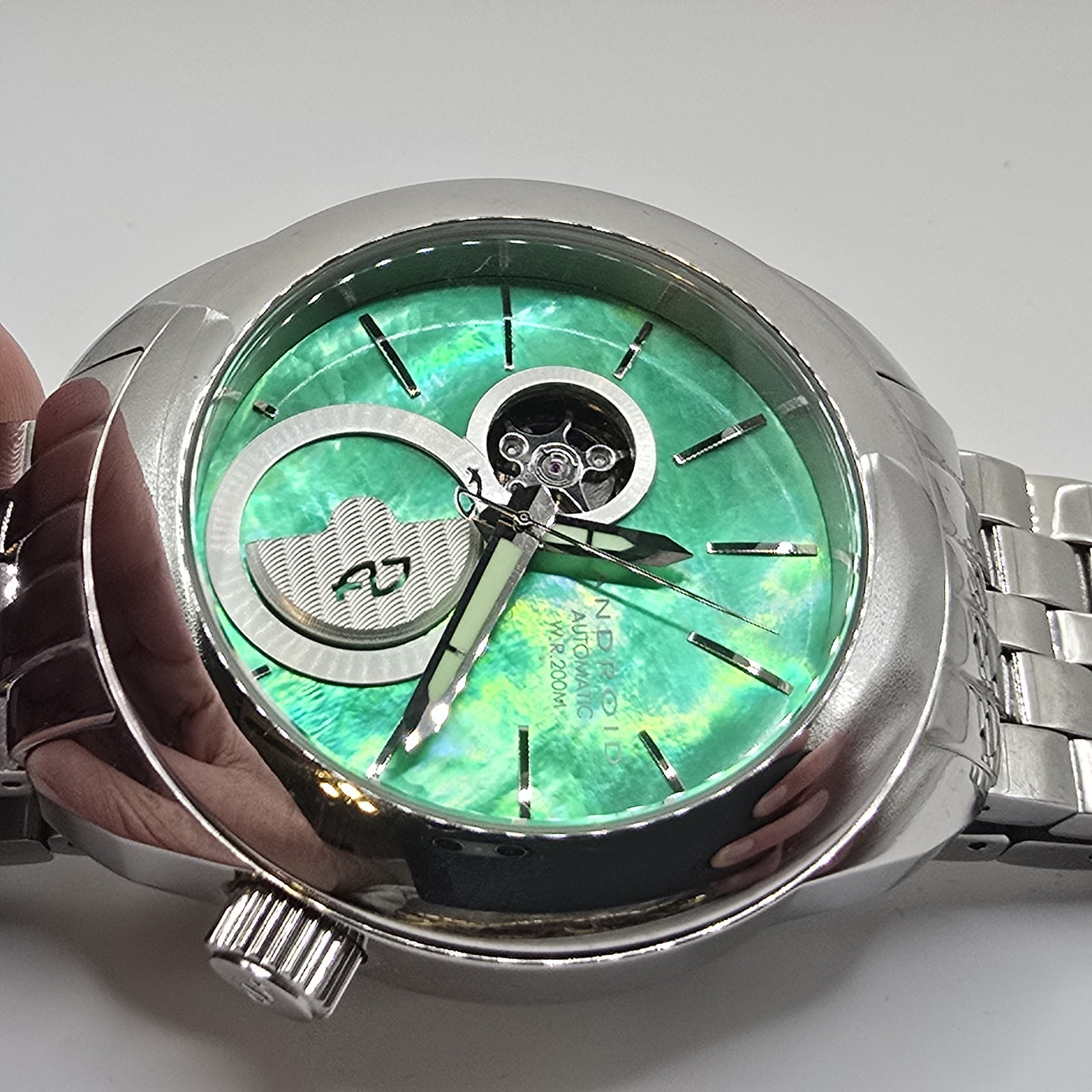 Android Rotomatic Automatic Watch Men's AD803 50m… - image 6