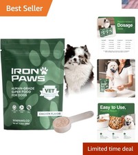 Iron Paws Human-Grade Superfood For Dogs, Greens Powder Supplement Fo...