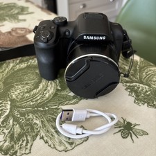 Samsung WB1100F 16.4MP Digital Bridge Camera with 35x Zoom, NFC, and WiFi Black