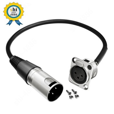 Premium XLR Pass Through Connector For Pro Audio Installations Floor/Stage Box