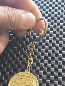 Vintage Nintendo Famicom Golf U.S. Course Contest Prize Gold Coin Chain Disk-kun