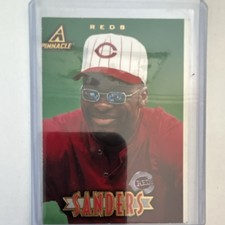 Pinnacle 1997 New Pinnacle Reggie Sanders #22 Rookie Cincinnati Reds Baseball