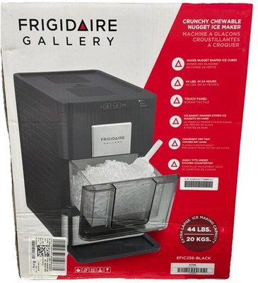 Frigidaire GALLERY 44LBS Crunchy Chewable Nugget Ice Maker- Black new