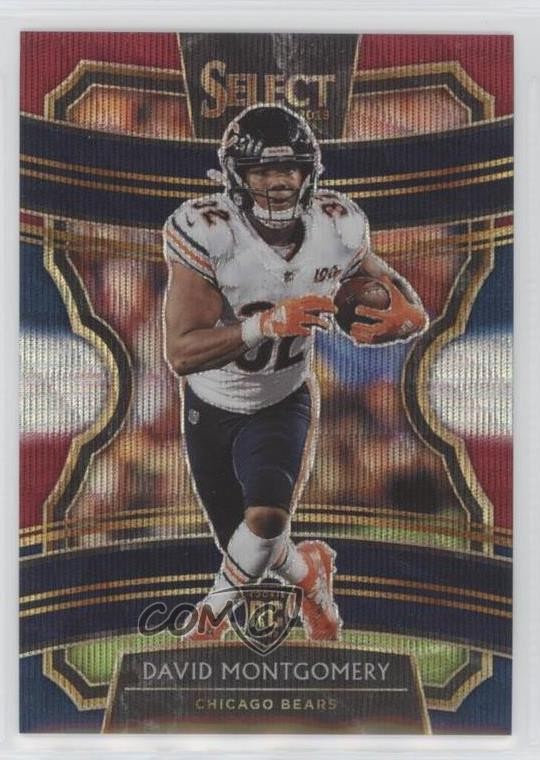 2019 Panini Select Concourse Tri-Color Prizm 191/199 David Montgomery #27 z7j