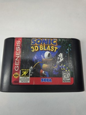 Sonic 3D Blast Sega Genesis Authentic Cartridge