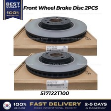 ⭐Genuine⭐ Front Wheel Brake Disc 2PCS 517122T100 for Hyundai Kona Kia Optima