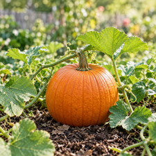 Connecticut Field Pumpkin Seeds 15 Orange Fruit Vines for Outdoor Vegetable Beds