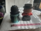 Set of 2 Vintage Pennsylvania Dutch Good Luck Hex Candies Banks Boy & Girl — photo 2