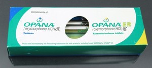 Opana Oxymorphone CII Metal PENS Boxed Set Drug Rep Pharmaceutical Promo HTF
