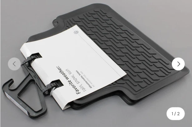 Nuevo juego de alfombrillas de goma delanteras y traseras originales VW Polo 2018+ 2G2061502/2G7061512 Foto 3 de 4