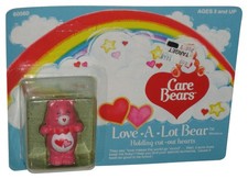 Care Bears Miniature Kenner 1982 Love A Lot Bear Mini Figure - Holding Cut Ou
