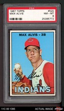 1967 Topps #520 Max Alvis Indians PSA 8 - NM/MT