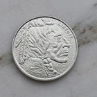 1 oz Indian/Buffalo Silver Round .999 Fine Bullion 1 Troy Ounce some toning!