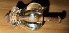 2 Vintage 6 sided Ribbed Small Glass Cabinet Knobs Drawer Pulls — photo 8