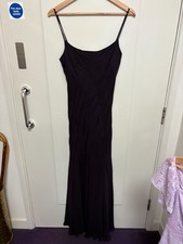 Debenhams Long Purple Evening Dress Size 12 (H31)