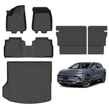 -Floor Mats  Cargo Liner with For Chevrolet Equinox EV 2024-2025 Full Set