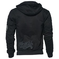 Felpa con cappuccio WCC Choppers Por Vida nera, 2XL