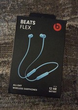 Beats Flex Bluetooth Earbuds, 12Hr Battery, Built-in Mic, Flame Blue