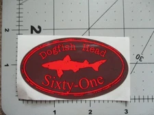DOGFISH HEAD Sixty-One IPA tap STICKER decal craft beer dog fish brewery G
