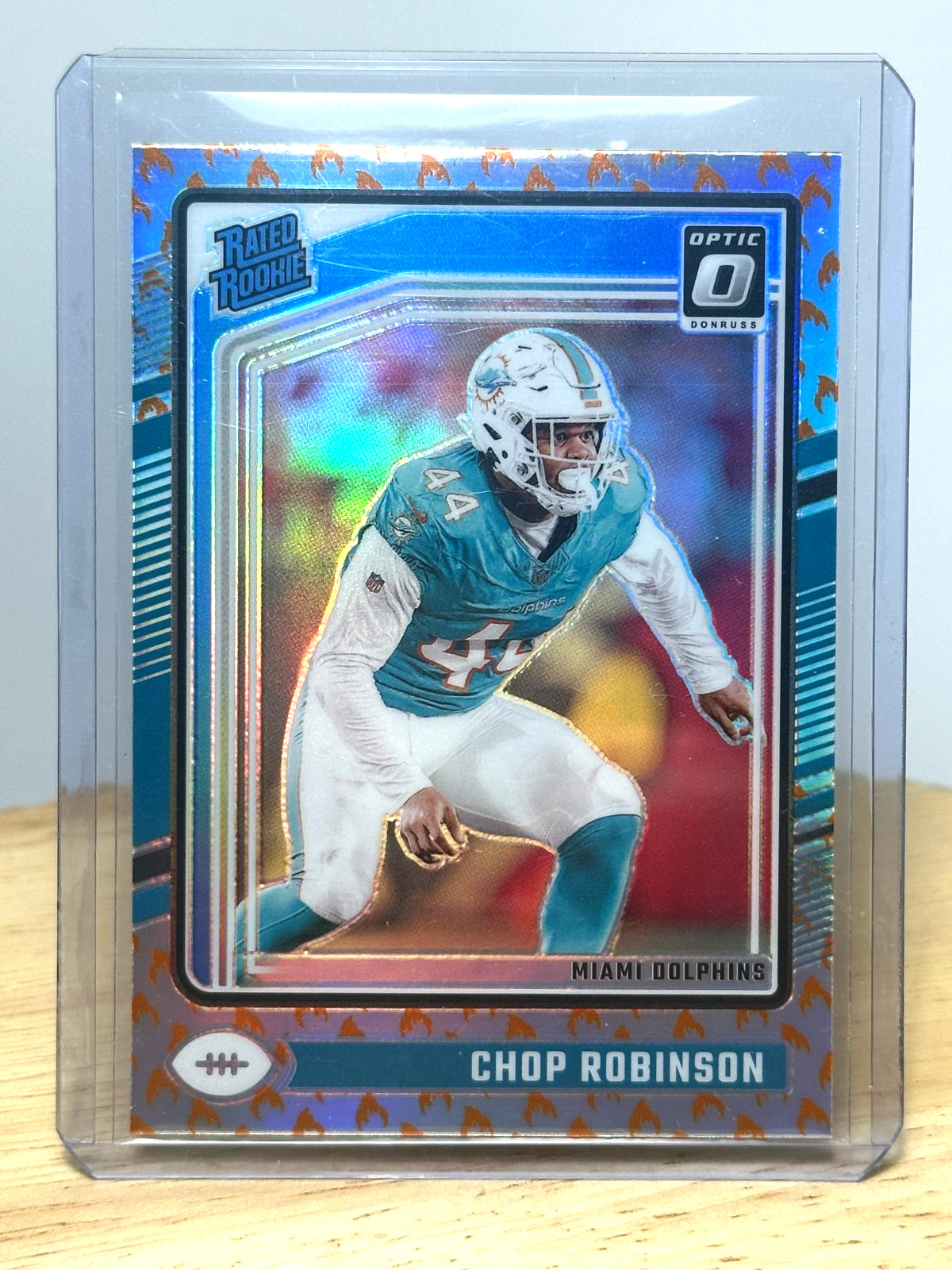 2024 Panini Donruss Optic - Rated Rookie Chop Robinson #219 Fire Emoji (RC)