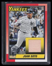 2025 Topps #T90R-JS Juan Soto 1990 Topps Baseball 35th Anniversary Relics