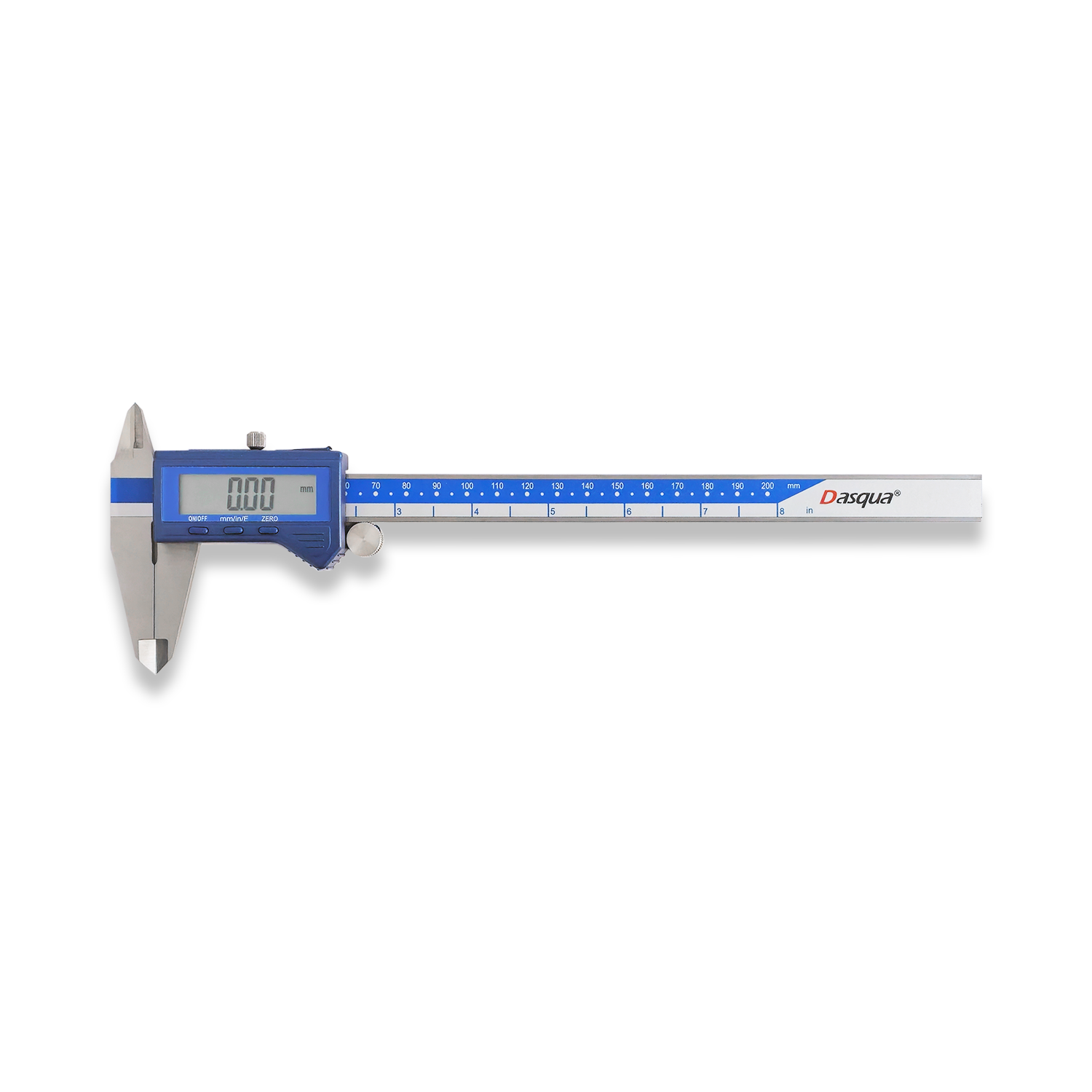 Dasqua Digital Fraction Caliper 0-200mm | 0-8″ 1804-1070 RDGTOOLS
