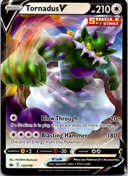 Tornadus V 124/198 Chilling Reign Holo Ultra Rare