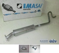 Imasaf Auspuff Mitteltopf + Anbauteile für Land Rover Freelander 1.8 16V 4X4