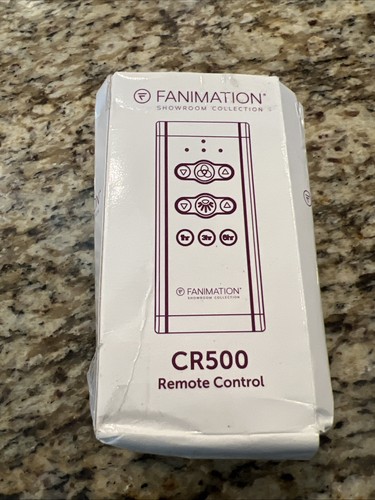 Fanimation CR500 Control Ceiling Fan Remote w/ Receiver-White
