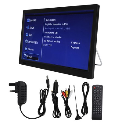 Leadstar 13 Zoll Digital-TV Tragbarer Fernseher Mit Ständer Für Zuhause Au URS