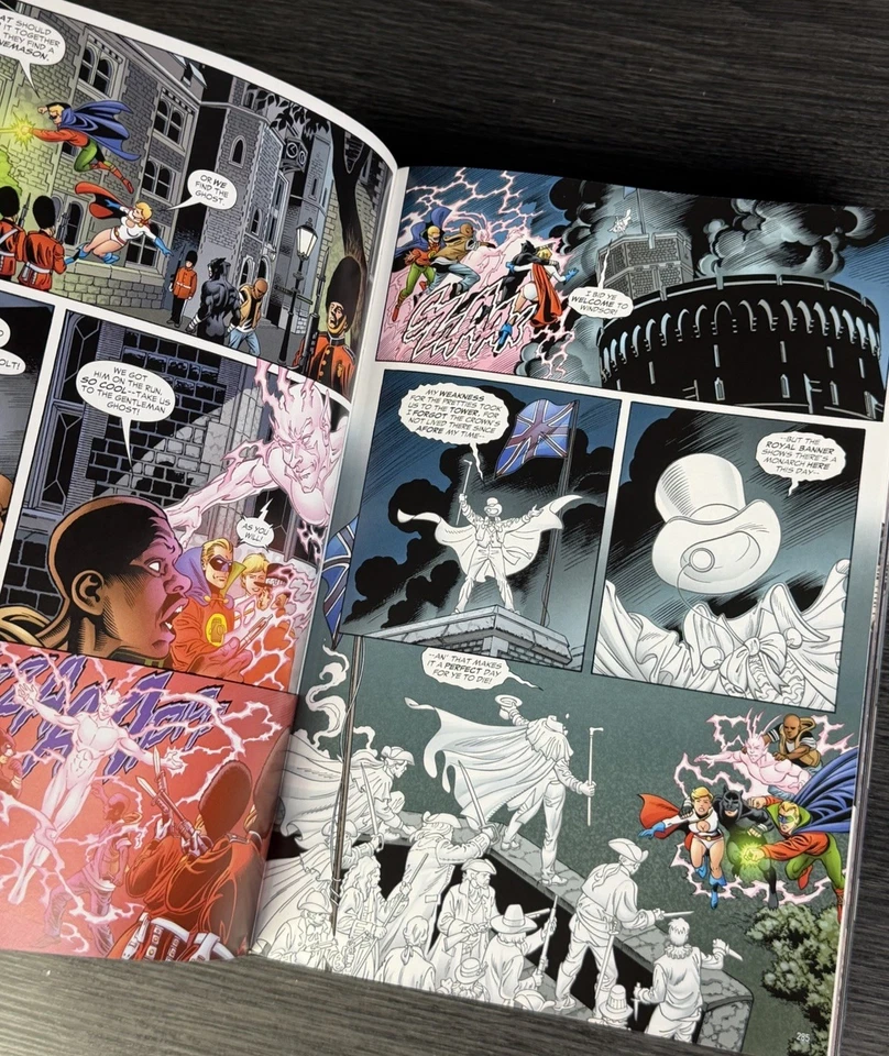 JSA Justice Society of America Omnibus HC Vol. Tapa dura mala 3 páginas limpias nítidas Foto 3 de 4