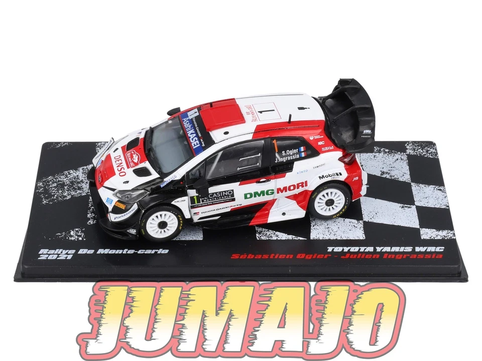 RVR32 1/43 Altaya Vainqueurs rallye : TOYOTA Yaris Monte-carlo 2021 #1 S.Ogier - Photo 2/4