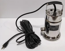 LEO 1/2-HP 115 Volt 3040 GPH Stainless Steel Waterfall Utility Pump LSC-370S