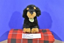 Aurora Nature Babies Black and Tan Dachshund Puppy Dog Beanbag Plush 310-2675-1 