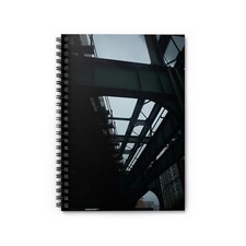 NYC- Under Train - Spiral Notebook - Ruled Line