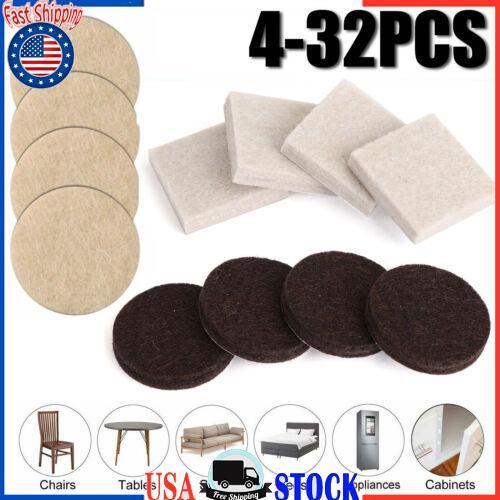 Furniture Felt Pads Square/Round Floor Protector Chair/Table Leg Sticky Back