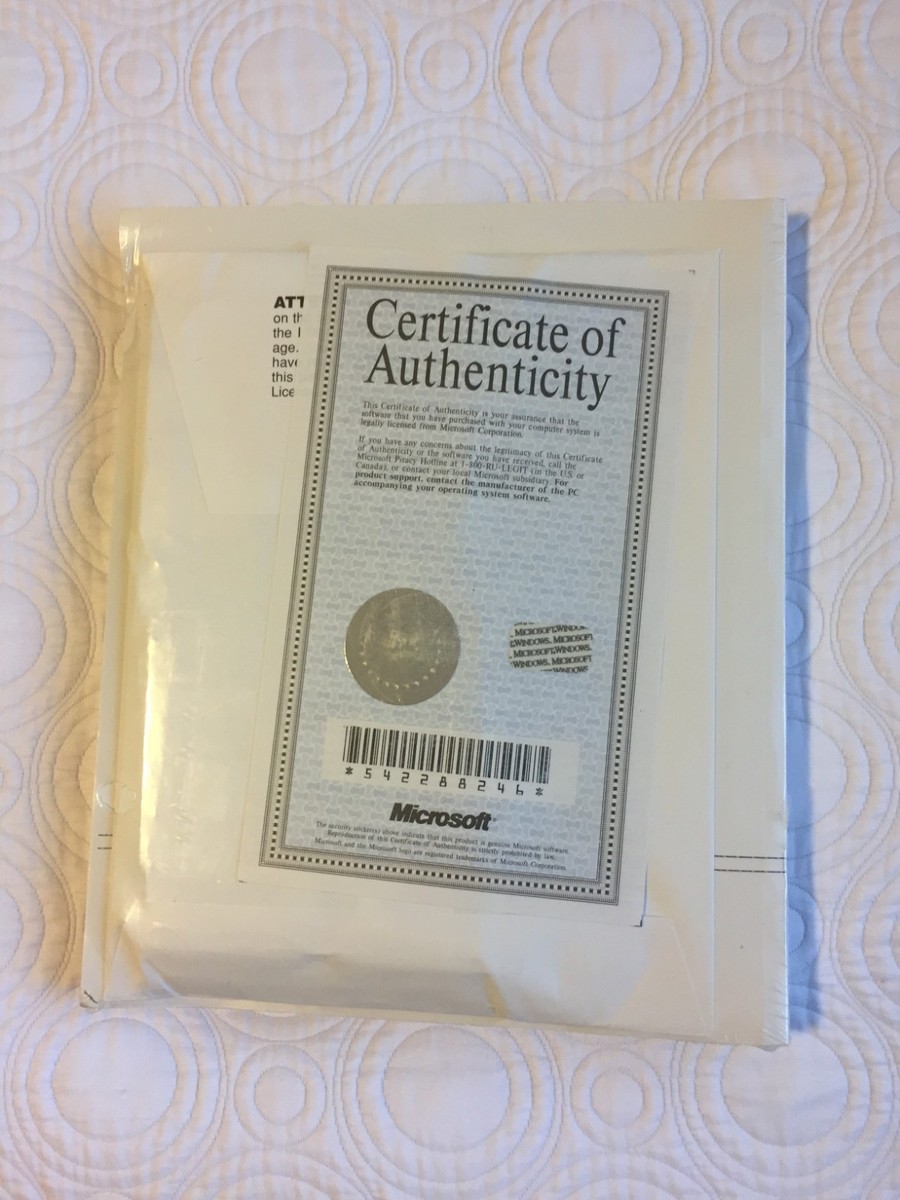 Microsoft Windows 3.1 sealed manual and disks (Collector and