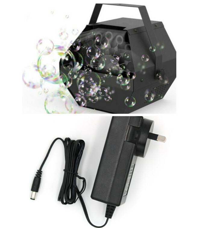 Portable Bubble Machine Professional Bubble Maker Blower Rechargeable