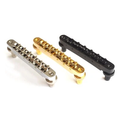 GUITAR ANATOMY ABR-1 Tune-O-Matic Brücke für Gibson LP SG ES Dot Gretsch mit Daumenrädern