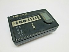 Vintage SANYO MGR 600 AM FM Radio Stereo Cassette Player BASSxpander