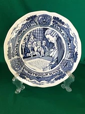 J & G Meakin AMERICA HURRAH English Ironstone 7" Dessert Pie Plate(s): MINT