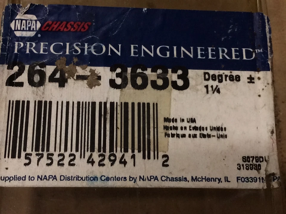 NUEVO NAPA 264-3673 Kit de rueda/cámara de alineación Foto 2 de 4