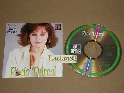 Rocio Durcal Amor Eterno 1984 Ariola Cd Mexico