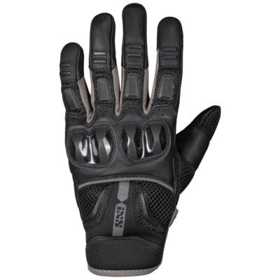 iXS Fresh 3.0 Motorradhandschuh Herren Sommer Schwarz Motorrad Touchscreen 