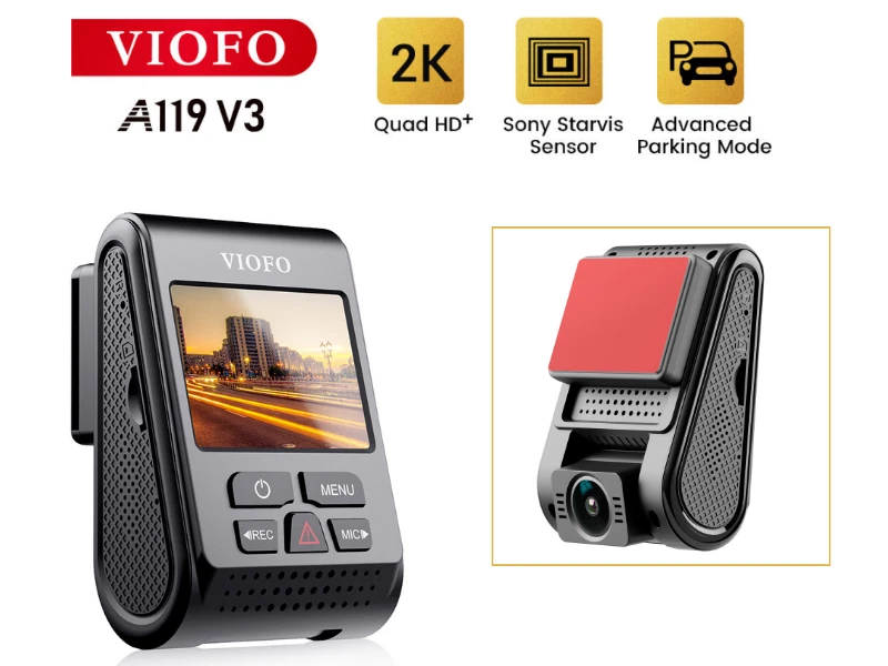 Viofo a119 v3 ドライブレコーダー VIOFO A119 V3 Car Dash Camera with Sony Starvis IMX335 sensor