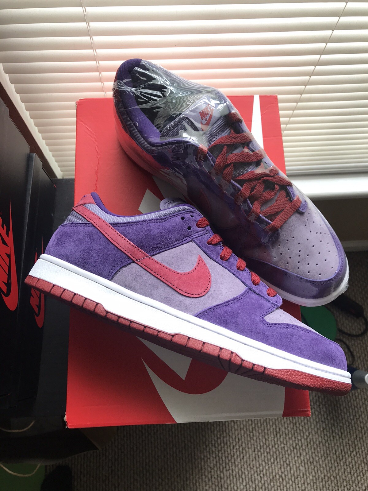 nike dunk low plum mens
