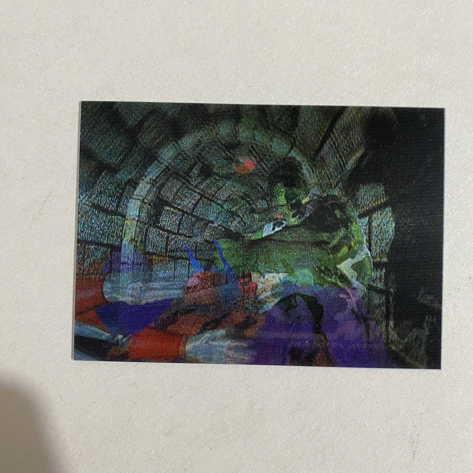 Marvel Motion Card No. 26 Incredible Hulk Fleer Skybox 1996 Lenticular 3D Moving - Image 2 of 3